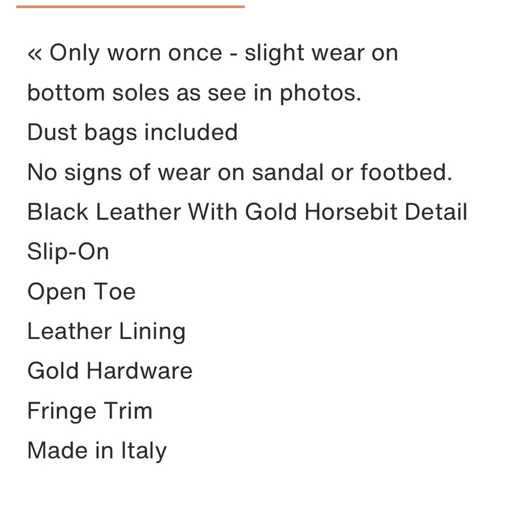 Gucci Black and Gold Sandals - Picture 12 of 13